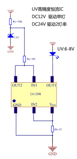 UV深紫光殺菌消毒恒流驅(qū)動IC